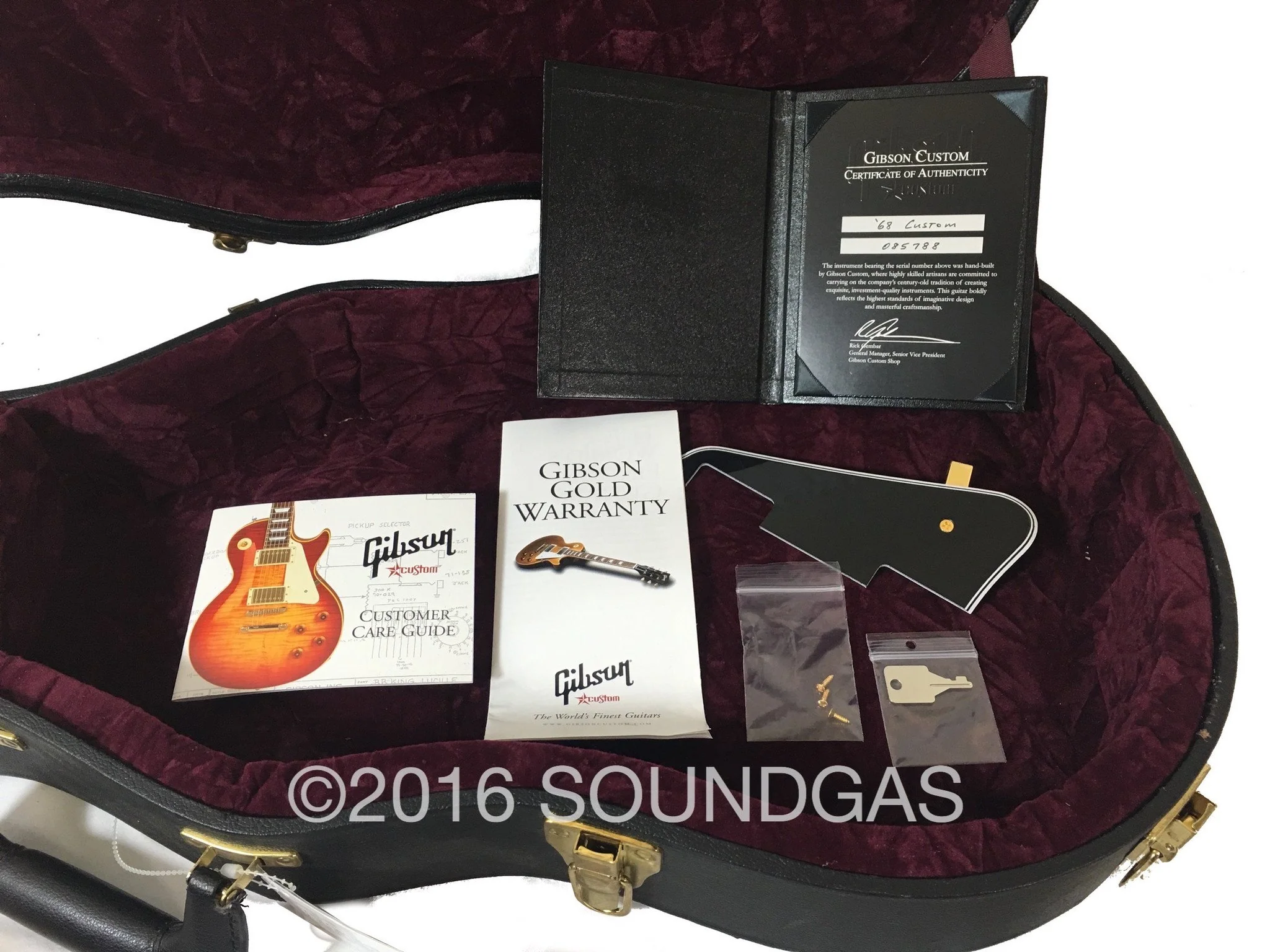 2008 GIBSON LES PAUL CUSTOM '68 CHERRY Mint/Unplayed - Image 9