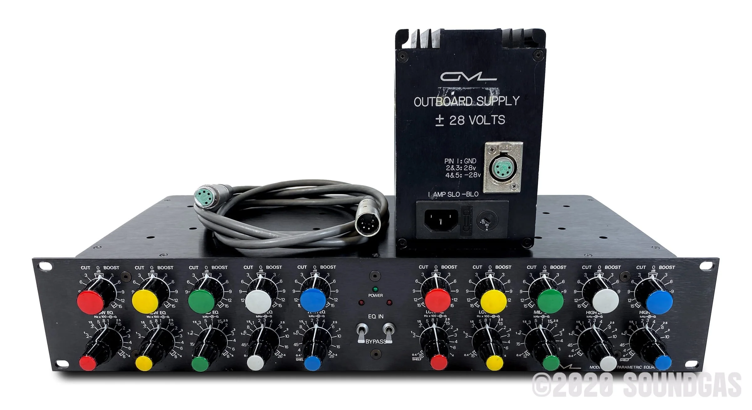 GML 8200 Stereo Parametric EQ & 8355 PSU - Image 8