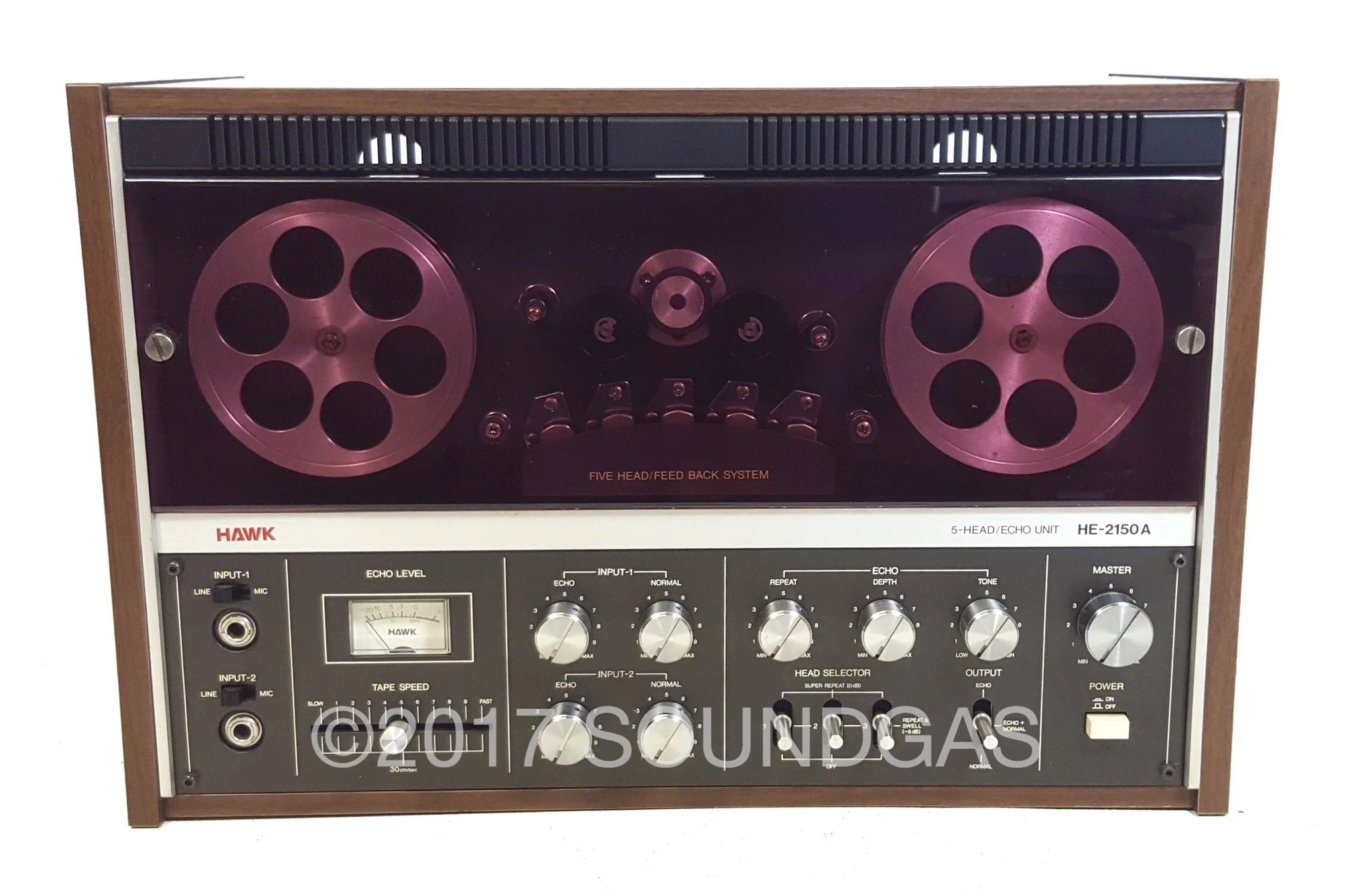 Hawk HE-2150A Open Reel Tape Echo - Image 2