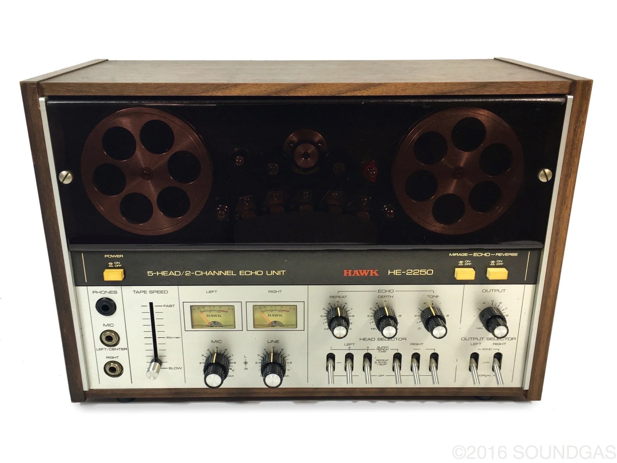 Hawk HE-2250 5-Head/2-Channel Echo Unit - pre-order