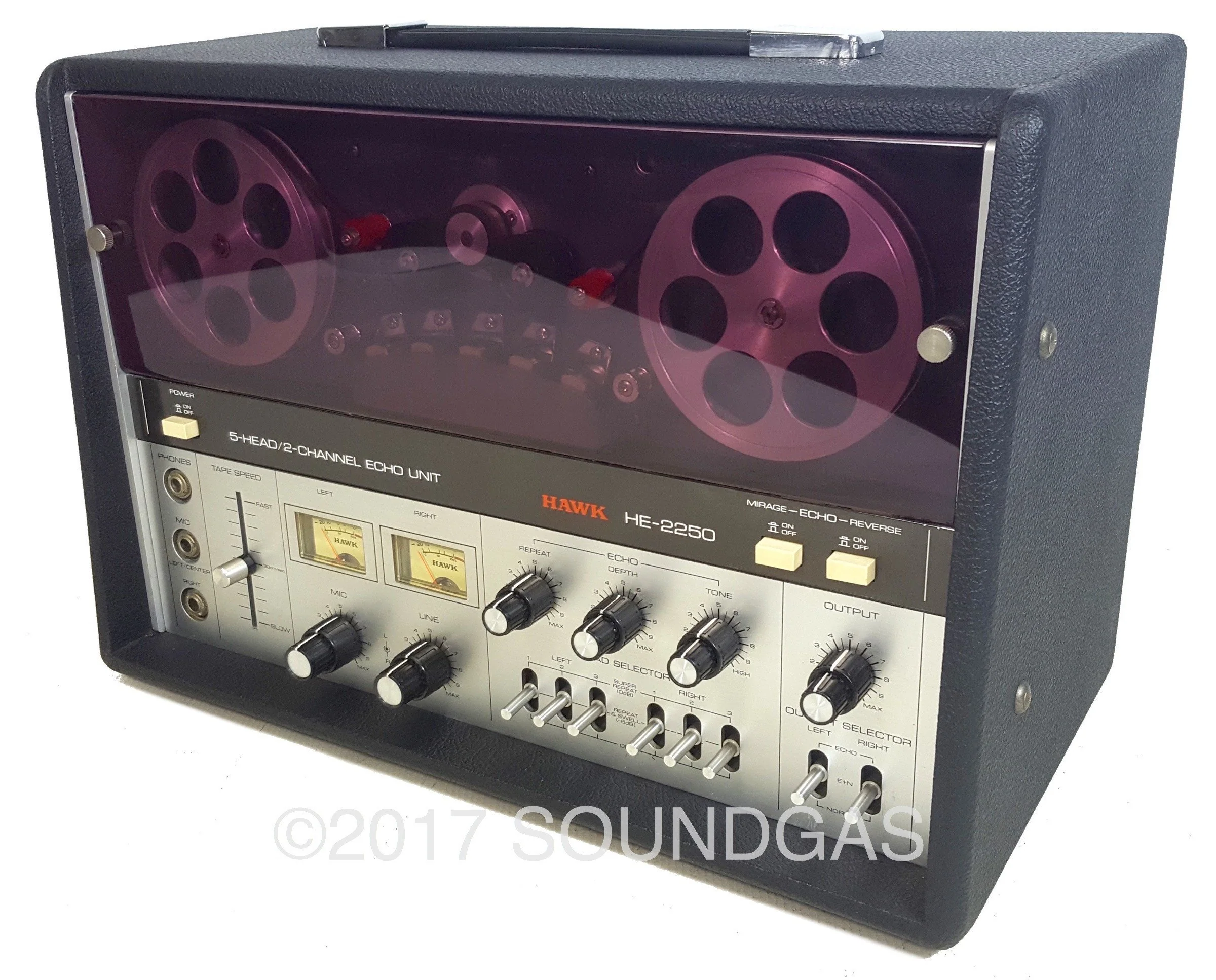 Hawk HE-2250 5-Head/2-Channel Echo Unit - Image 4