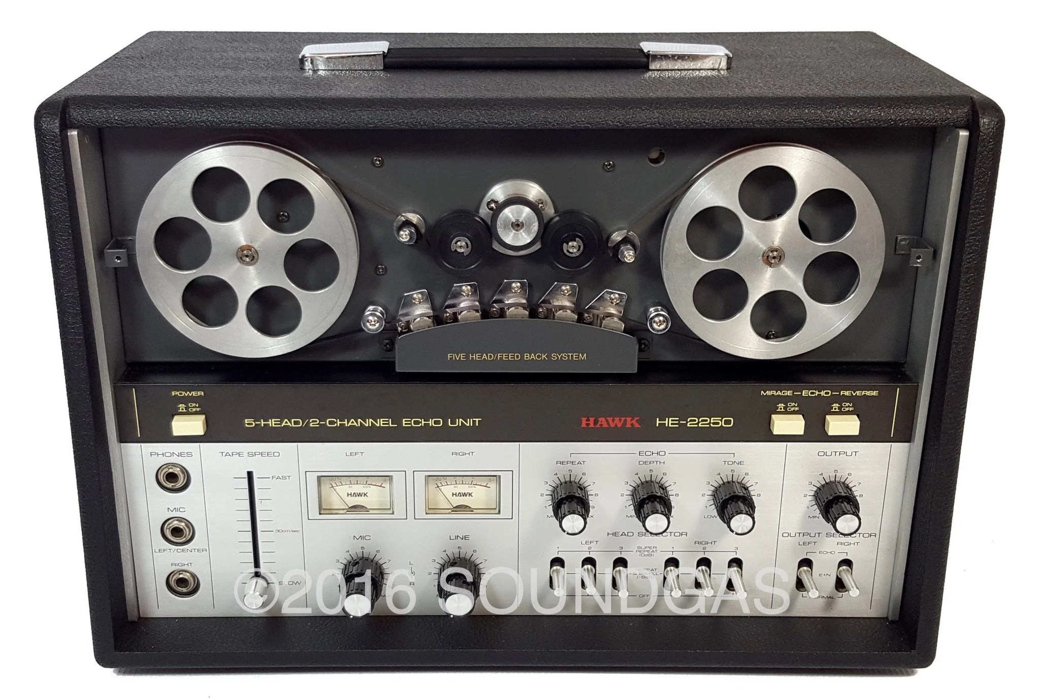 Hawk HE-2250 5-Head/2-Channel Echo Unit - Image 3