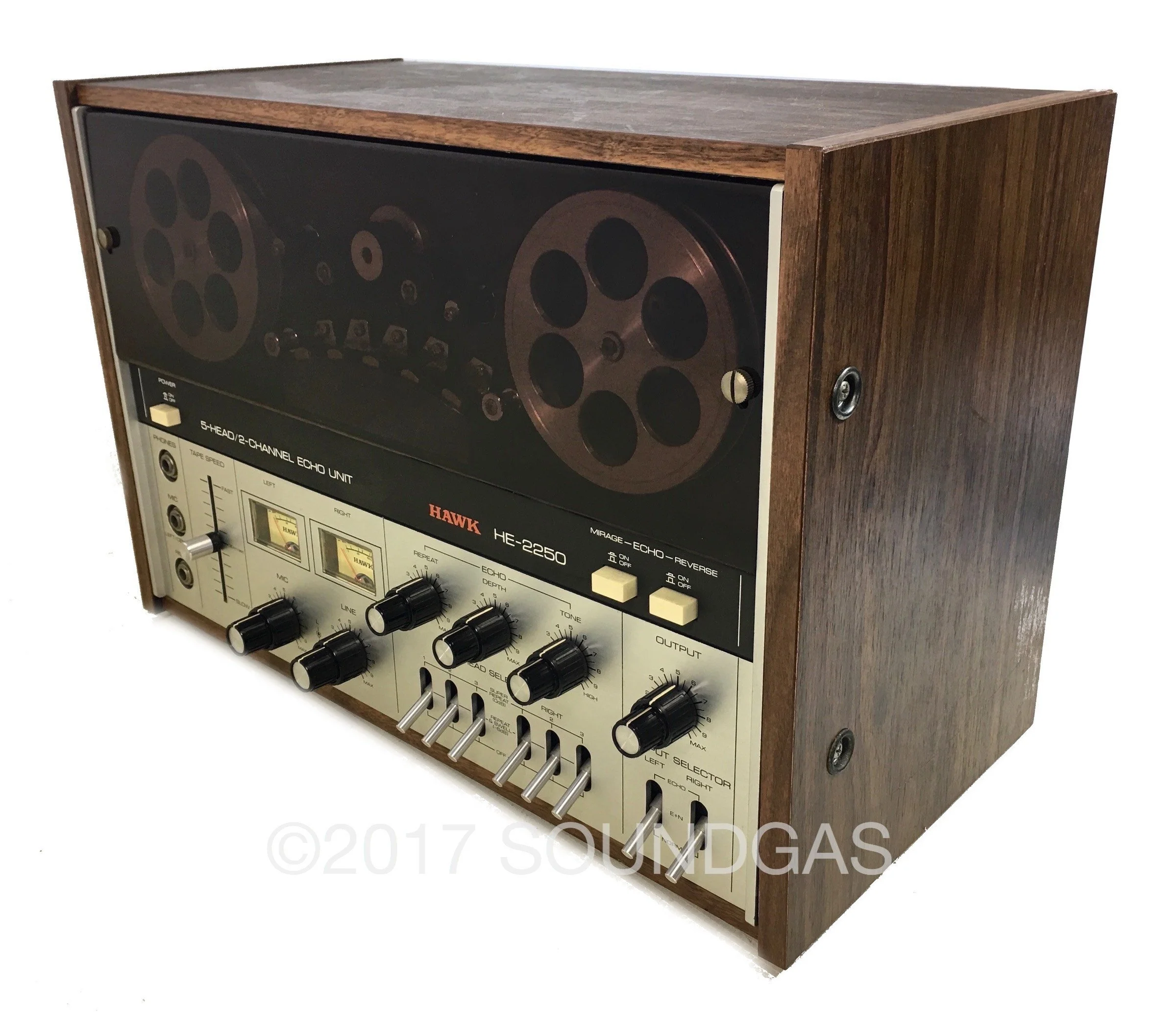 Hawk HE-2250 5-Head/2-Channel Echo Unit - Image 4
