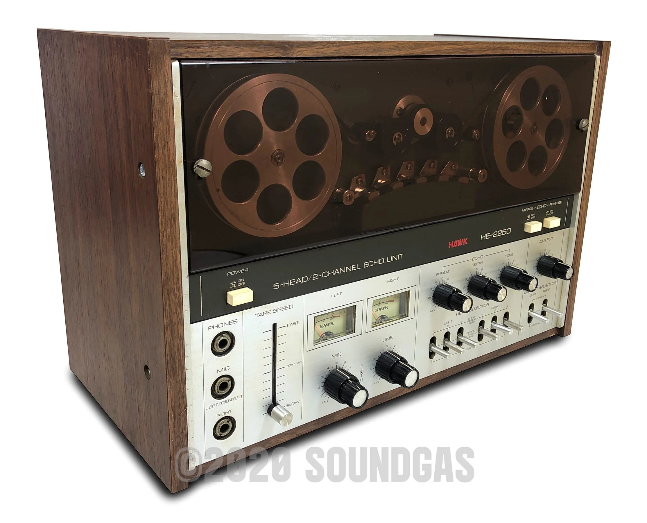 Hawk HE-2250 5-Head/2-Channel Echo Unit - Image 4
