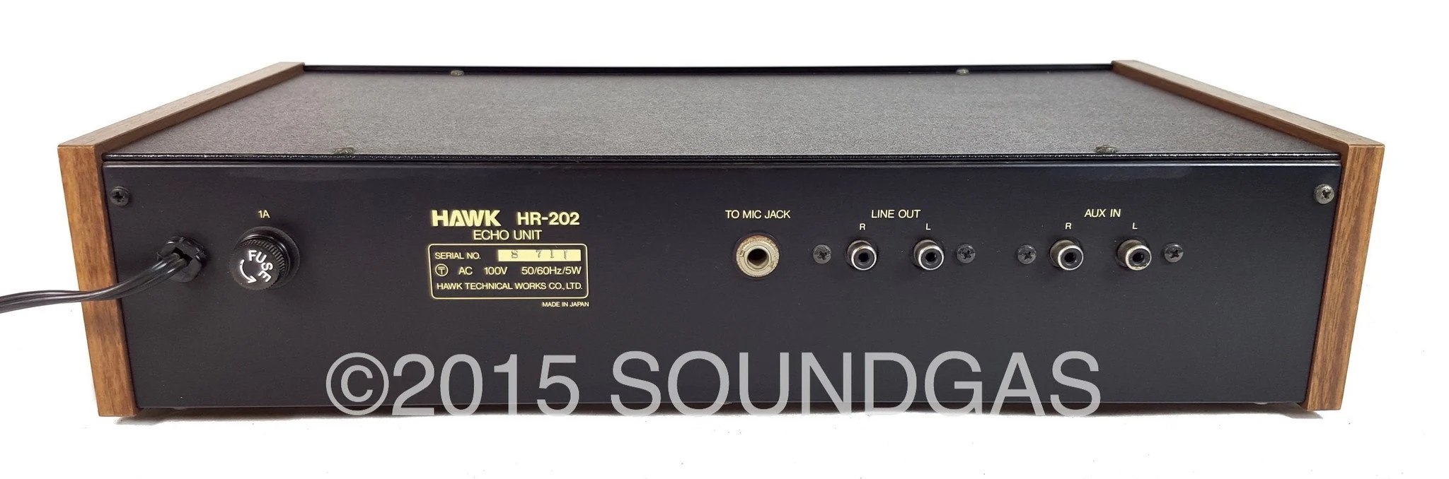 HAWK HR-202 ECHO UNIT spring reverb - Image 5