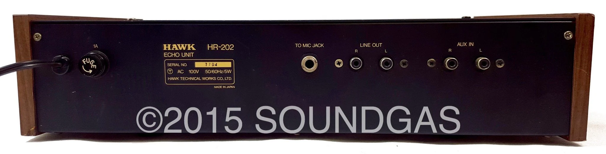 HAWK HR-202 ECHO UNIT spring reverb - Image 2