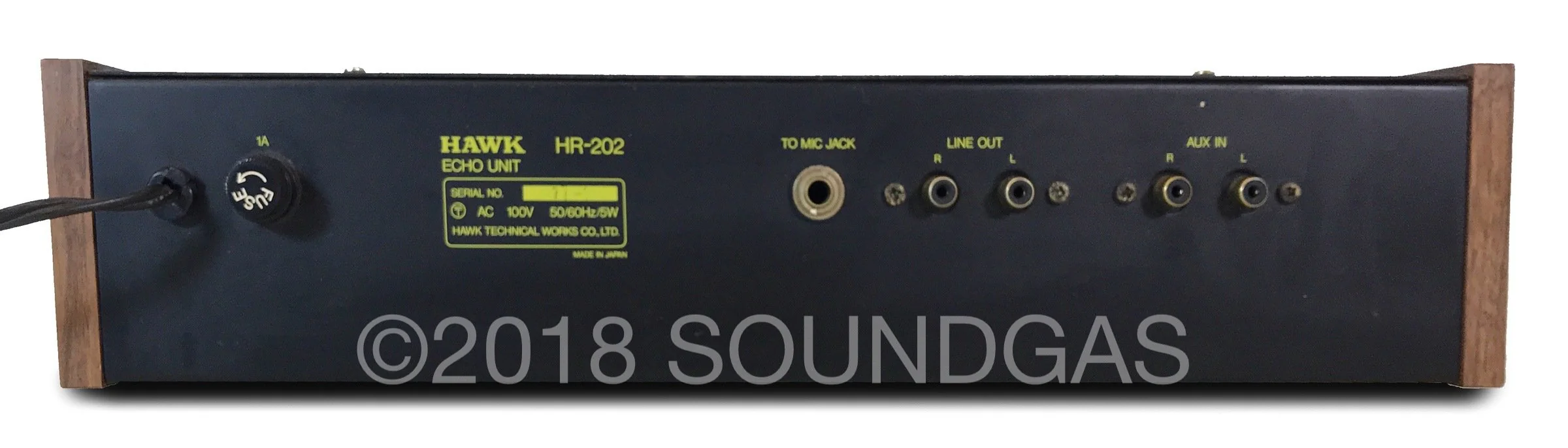 Hawk HR-202 Echo Unit - Spring Reverb - Image 5
