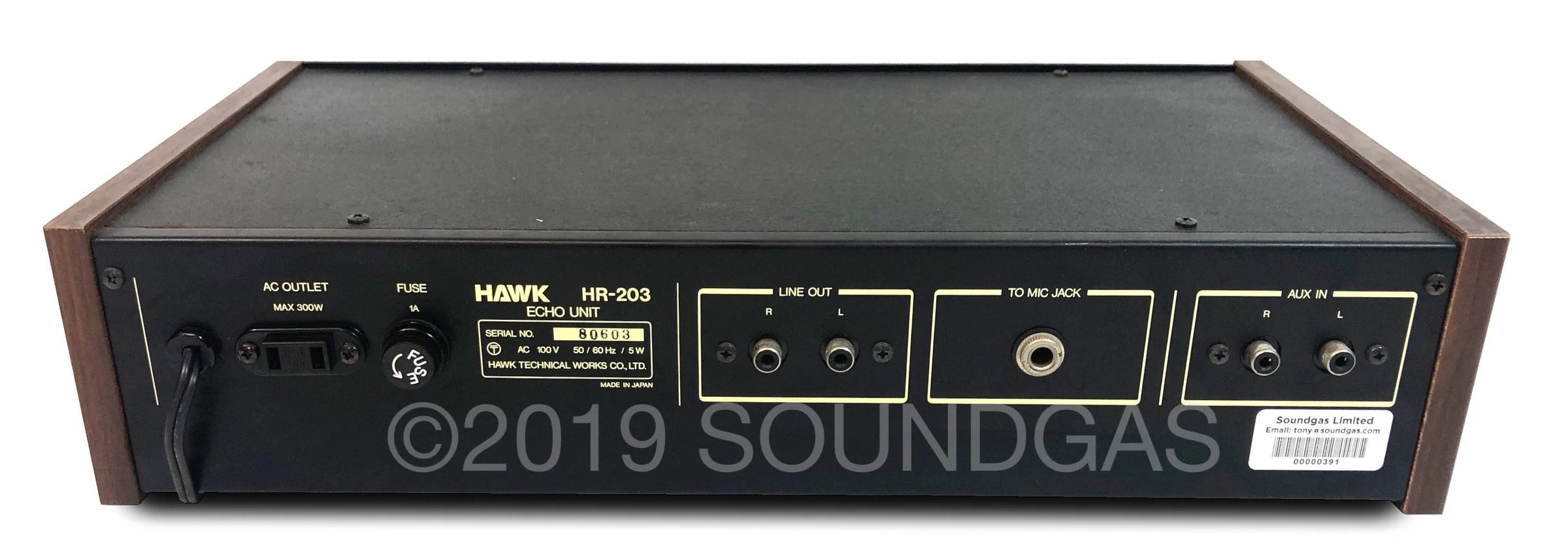 Hawk HR-203 - Spring Reverb - Image 5