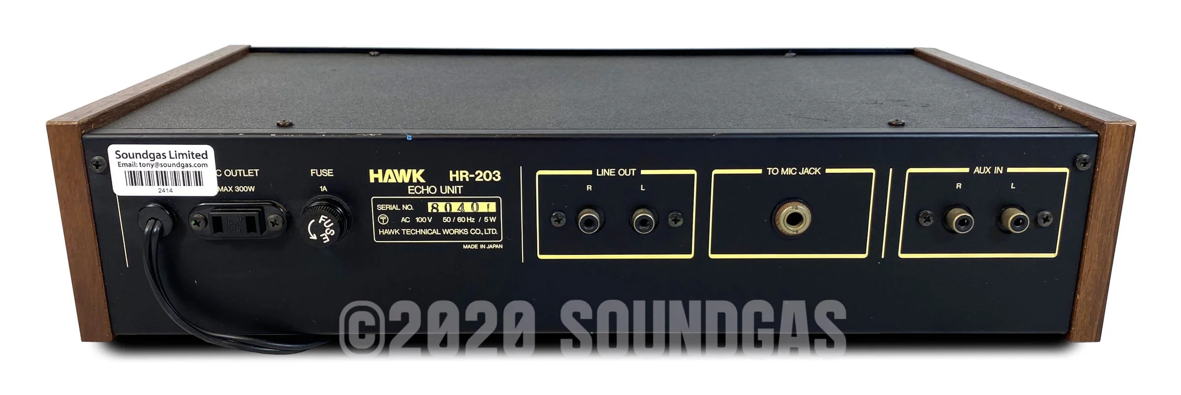 Hawk HR-203 - Spring Reverb - Image 5