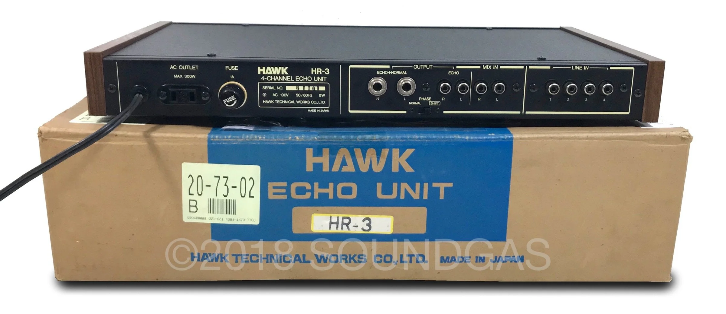Hawk HR-3 4-Channel Spring Reverb - Image 2
