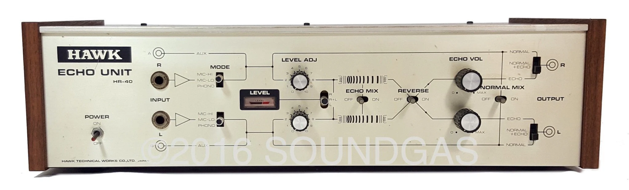 Hawk HR-40 Stereo Spring Reverb - Image 2