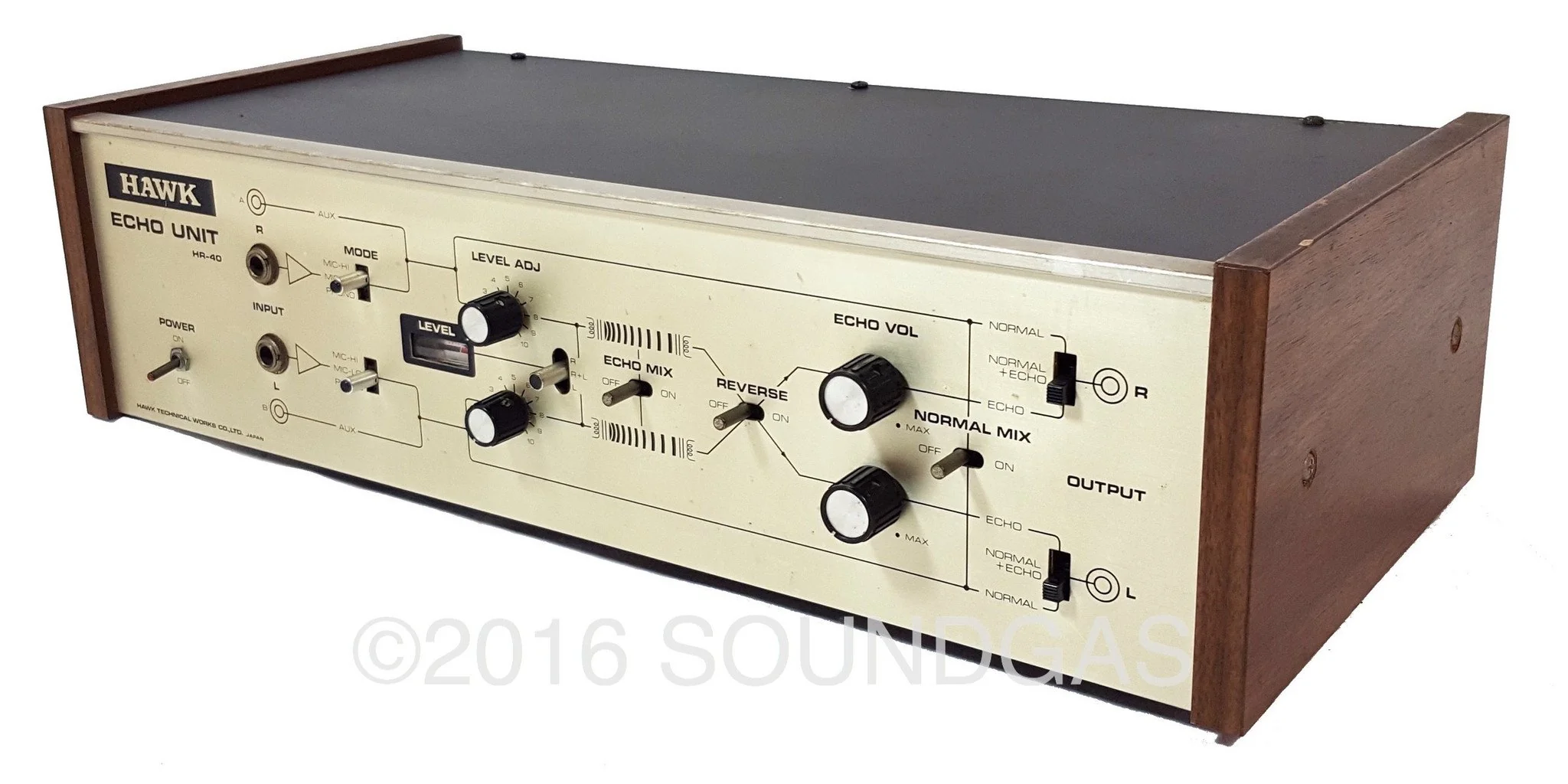 Hawk HR-40 Stereo Spring Reverb - Image 3
