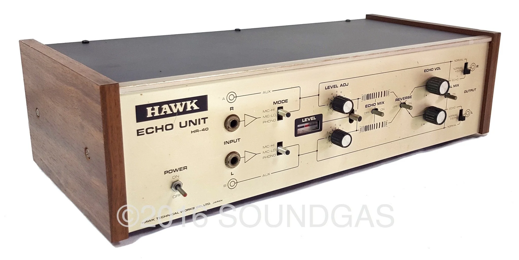 Hawk HR-40 Stereo Spring Reverb - Image 4
