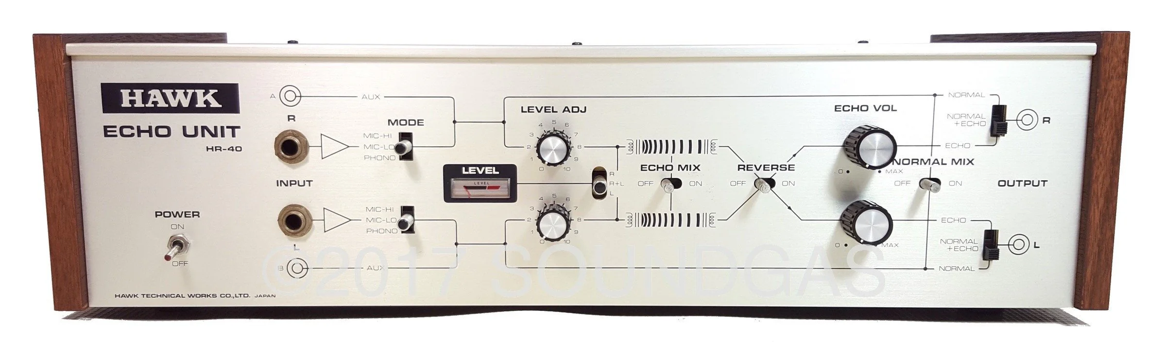 Hawk HR-40 Stereo Spring Reverb - Image 2