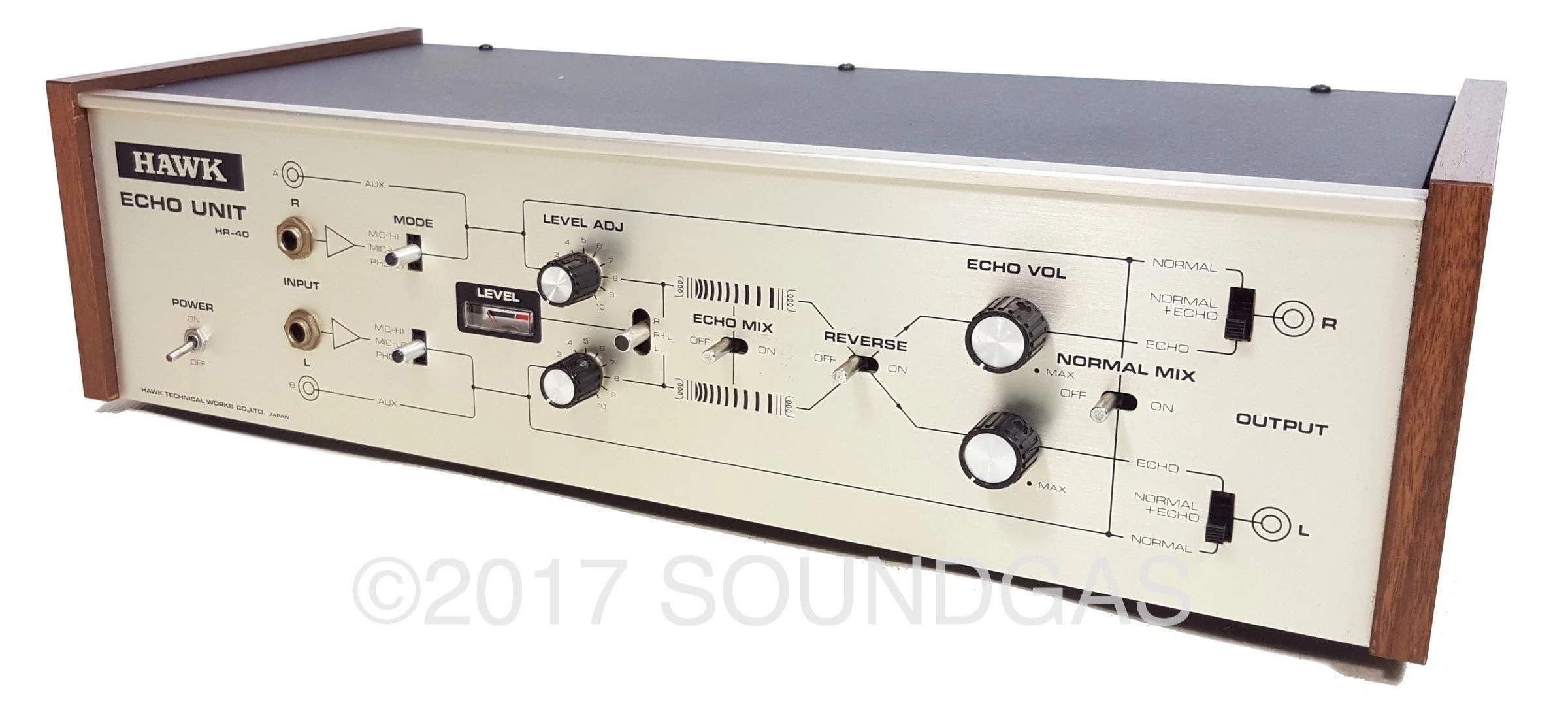 Hawk HR-40 Stereo Spring Reverb - Image 3