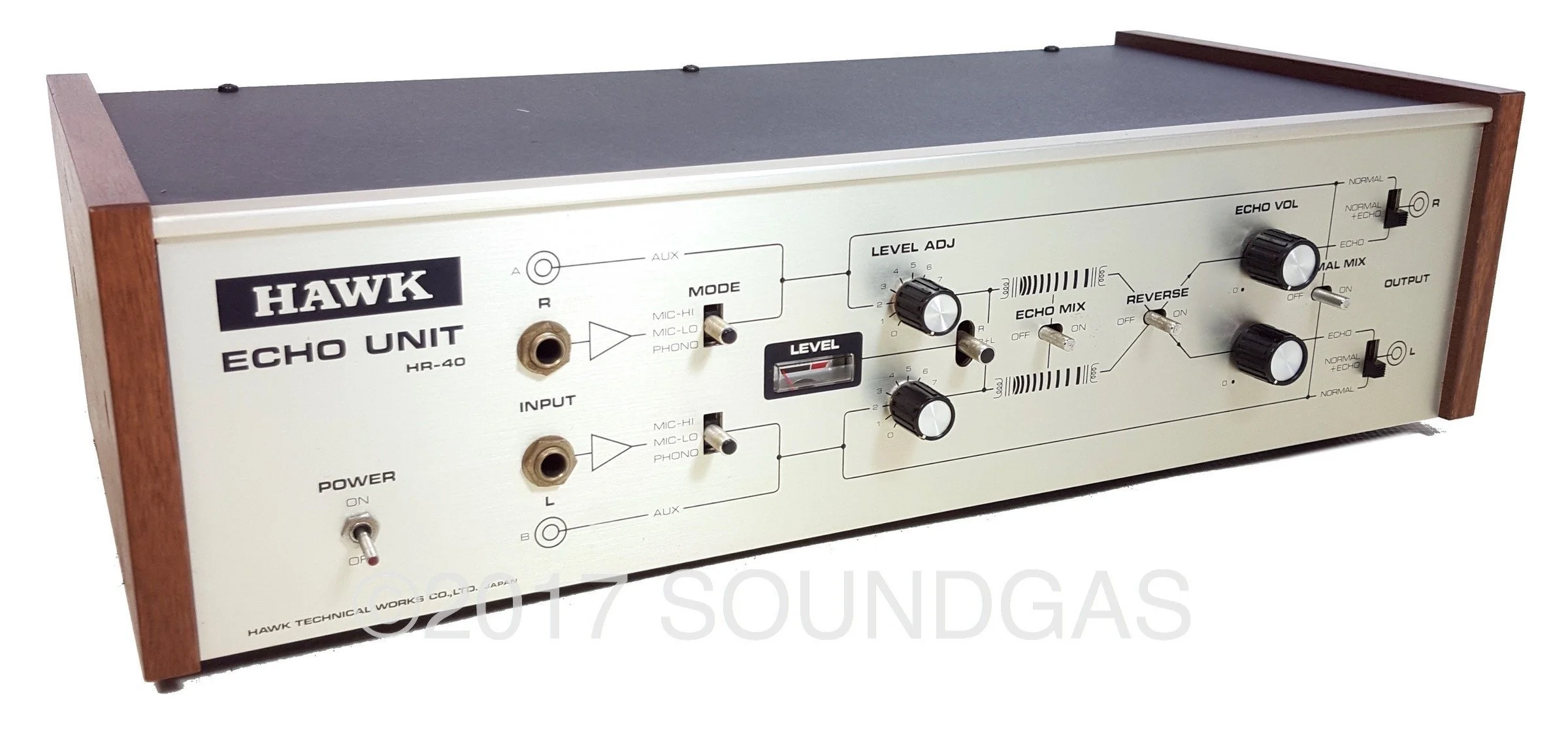 Hawk HR-40 Stereo Spring Reverb - Image 4
