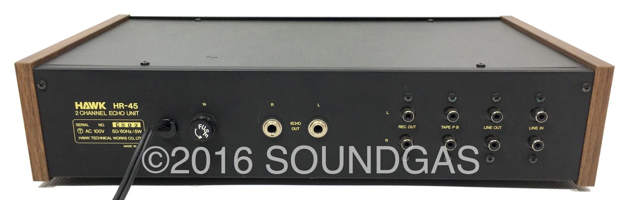 HAWK HR-45 stereo spring reverb - Image 5