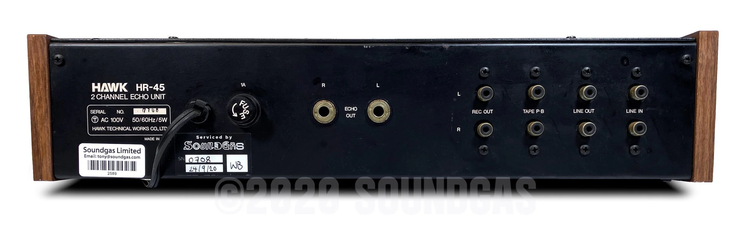 Hawk HR-45 Stereo Spring Reverb - Image 5