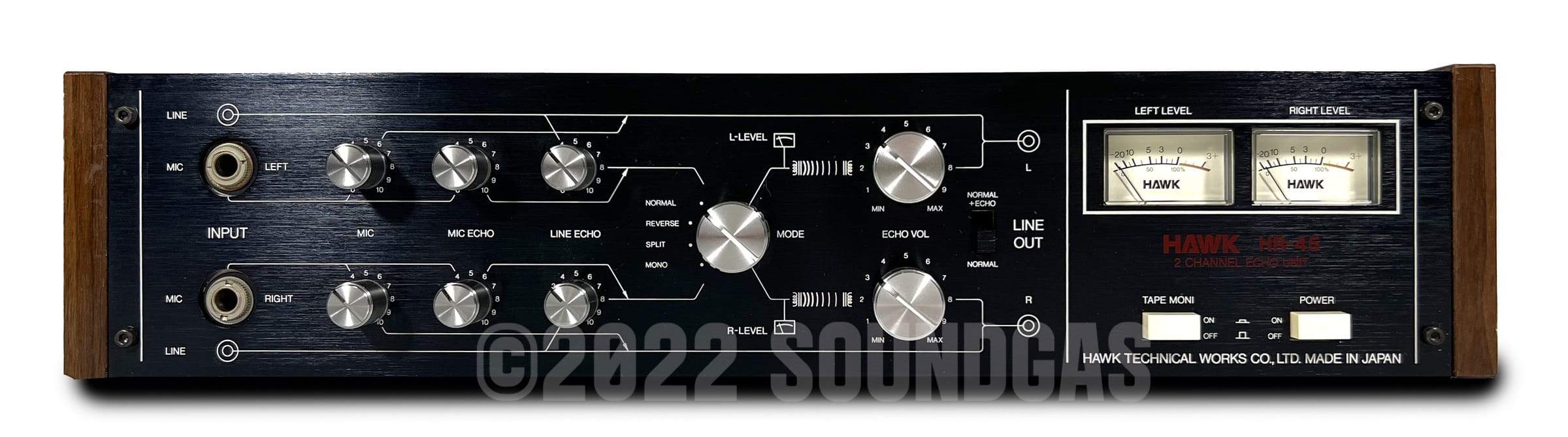 Hawk HR-45 Stereo Spring Reverb - Image 2