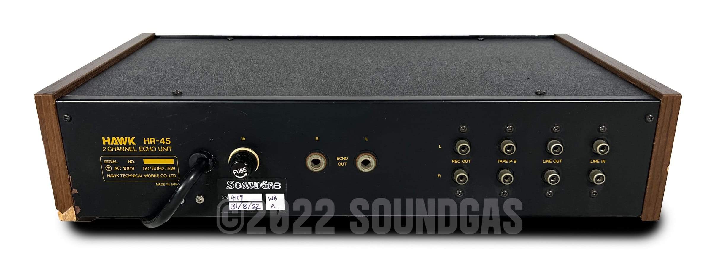 Hawk HR-45 Stereo Spring Reverb - Image 6