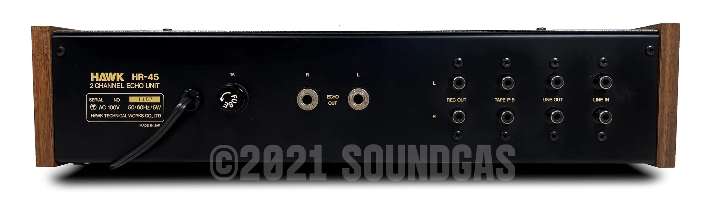 Hawk HR-45 Stereo Spring Reverb - Image 5