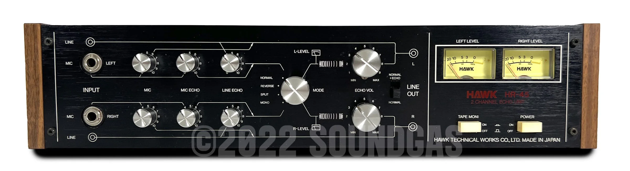 Hawk HR-45 Stereo Spring Reverb - Image 2