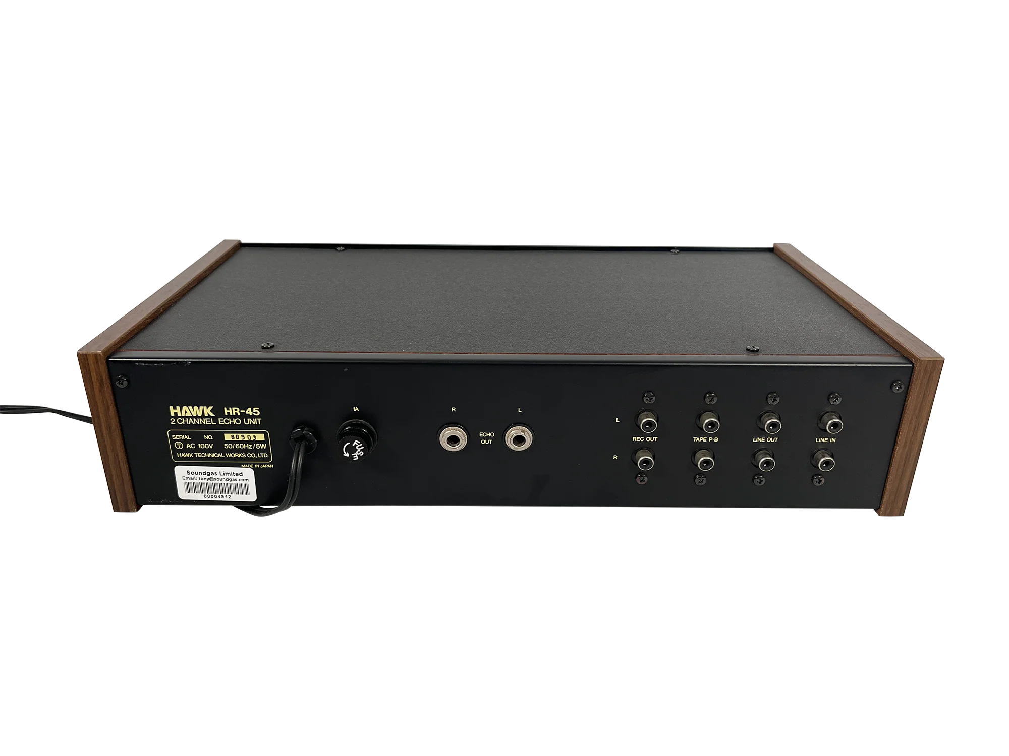 Hawk HR-45 Stereo Spring Reverb - Image 4