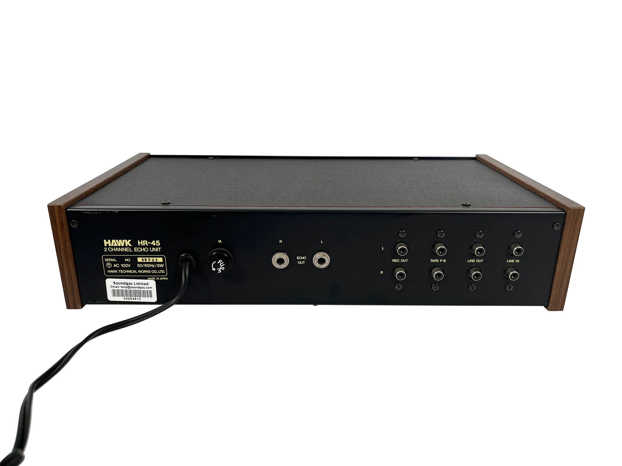 Hawk HR-45 Stereo Spring Reverb - Image 6