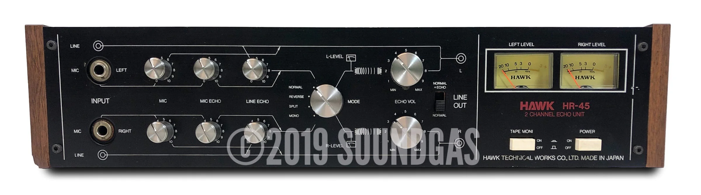 Hawk HR-45 Stereo Spring Reverb - Image 2