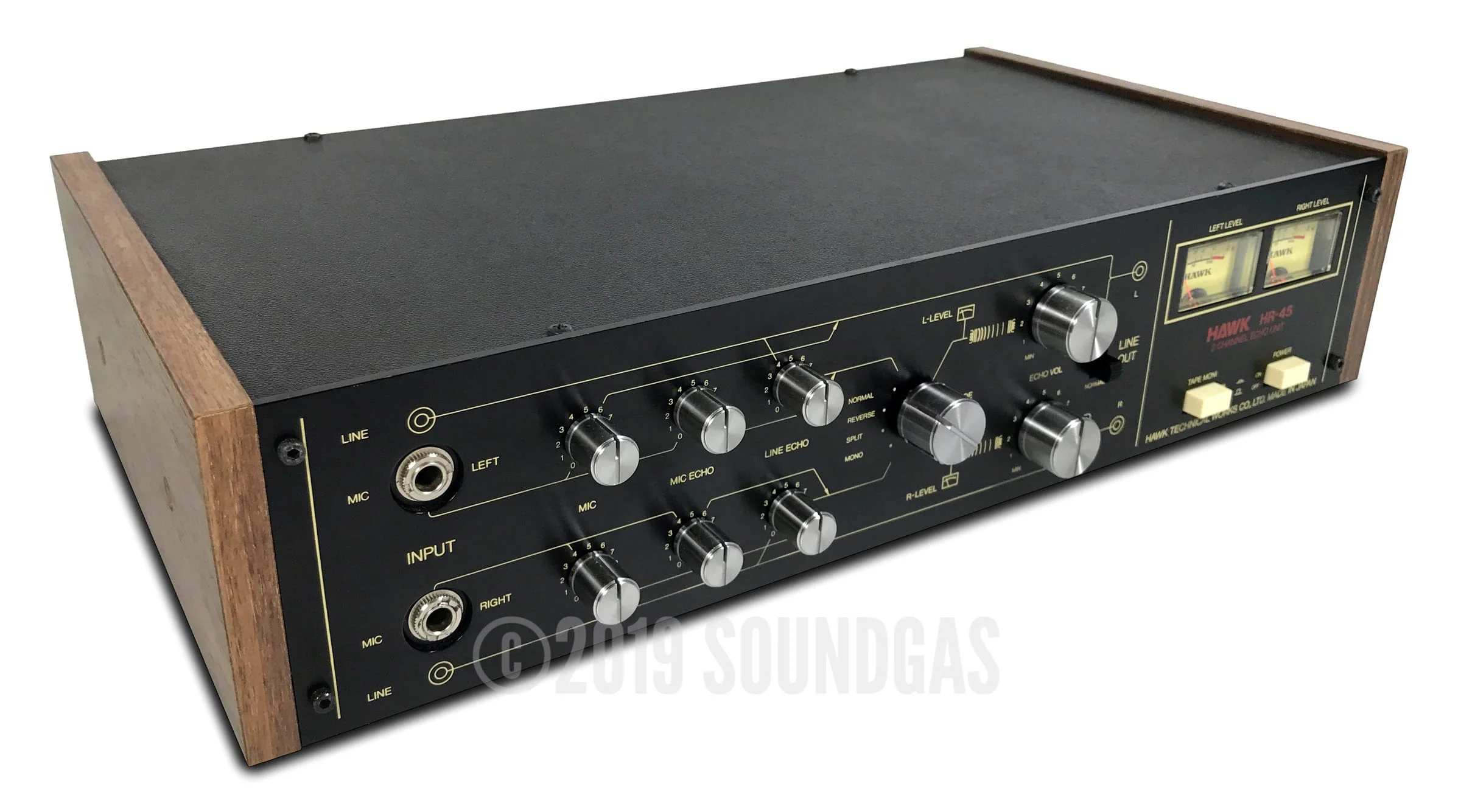 Hawk HR-45 Stereo Spring Reverb - Boxed - Image 4
