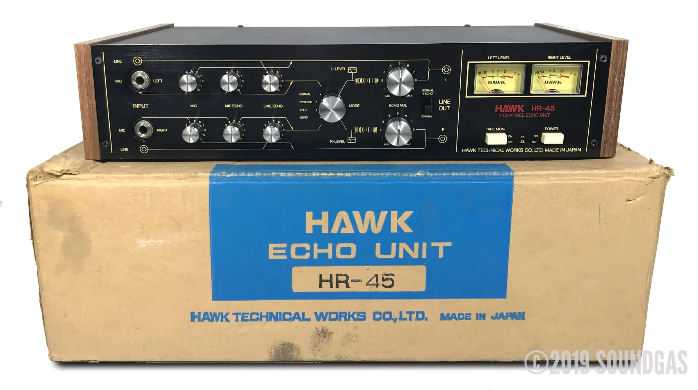 Hawk HR-45 Stereo Spring Reverb - Boxed - Image 9