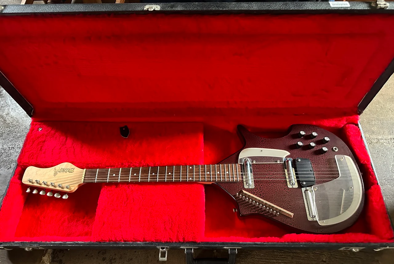 Jerry Jones Electric Sitar (Coral copy) - Image 3