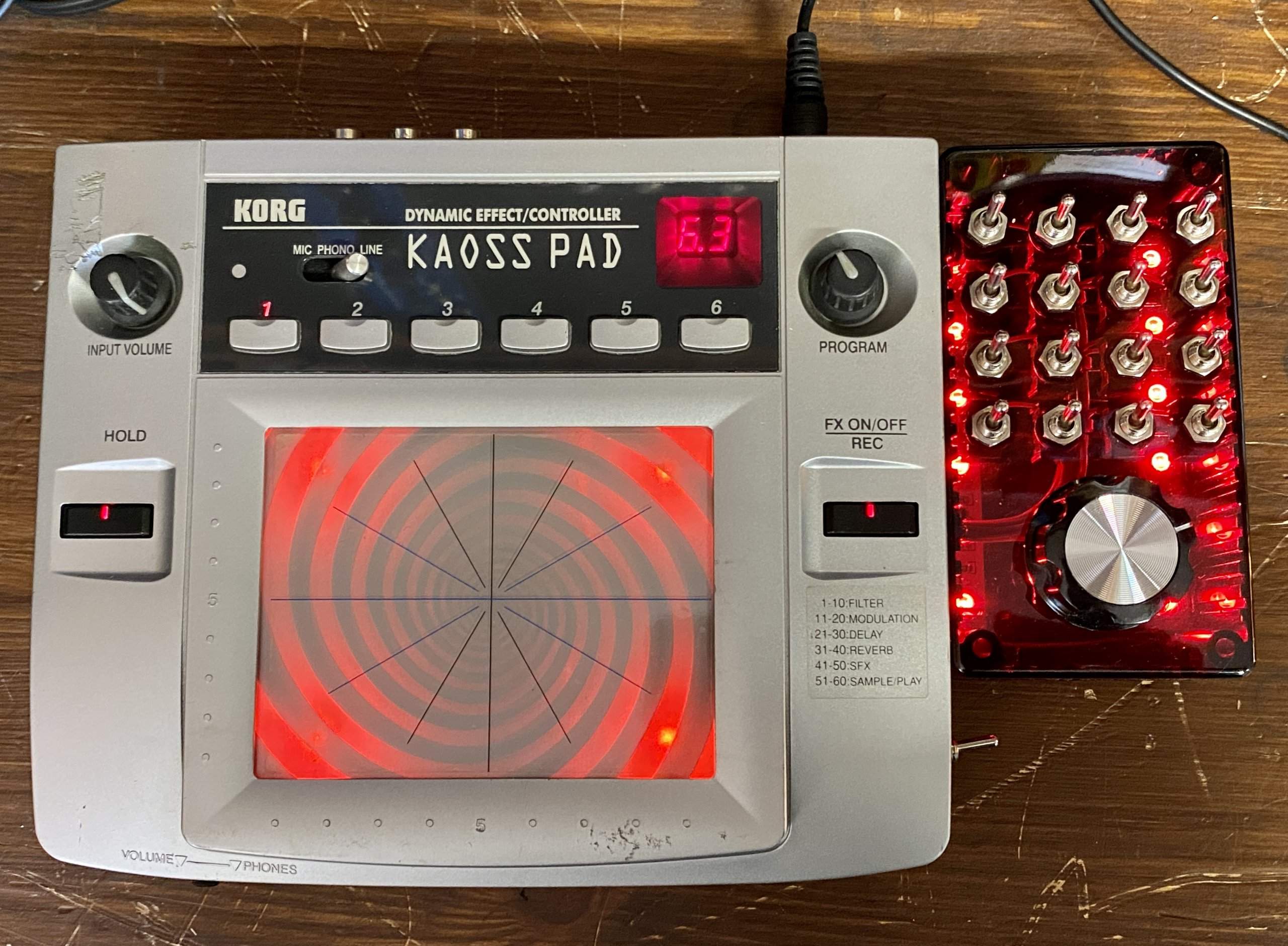 Korg Kaoss Pad KP-1 Circuitbent - Image 2