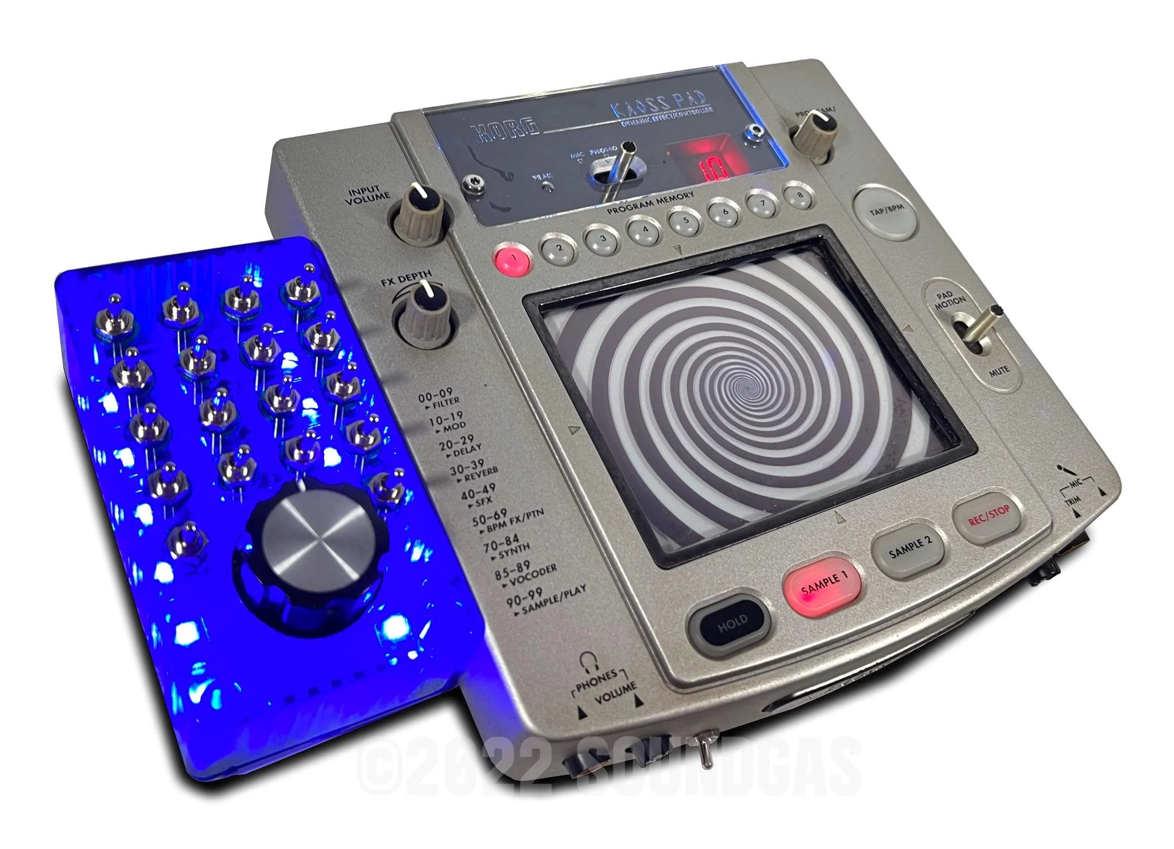 Korg Kaoss Pad KP-2 Circuitbent - Image 4