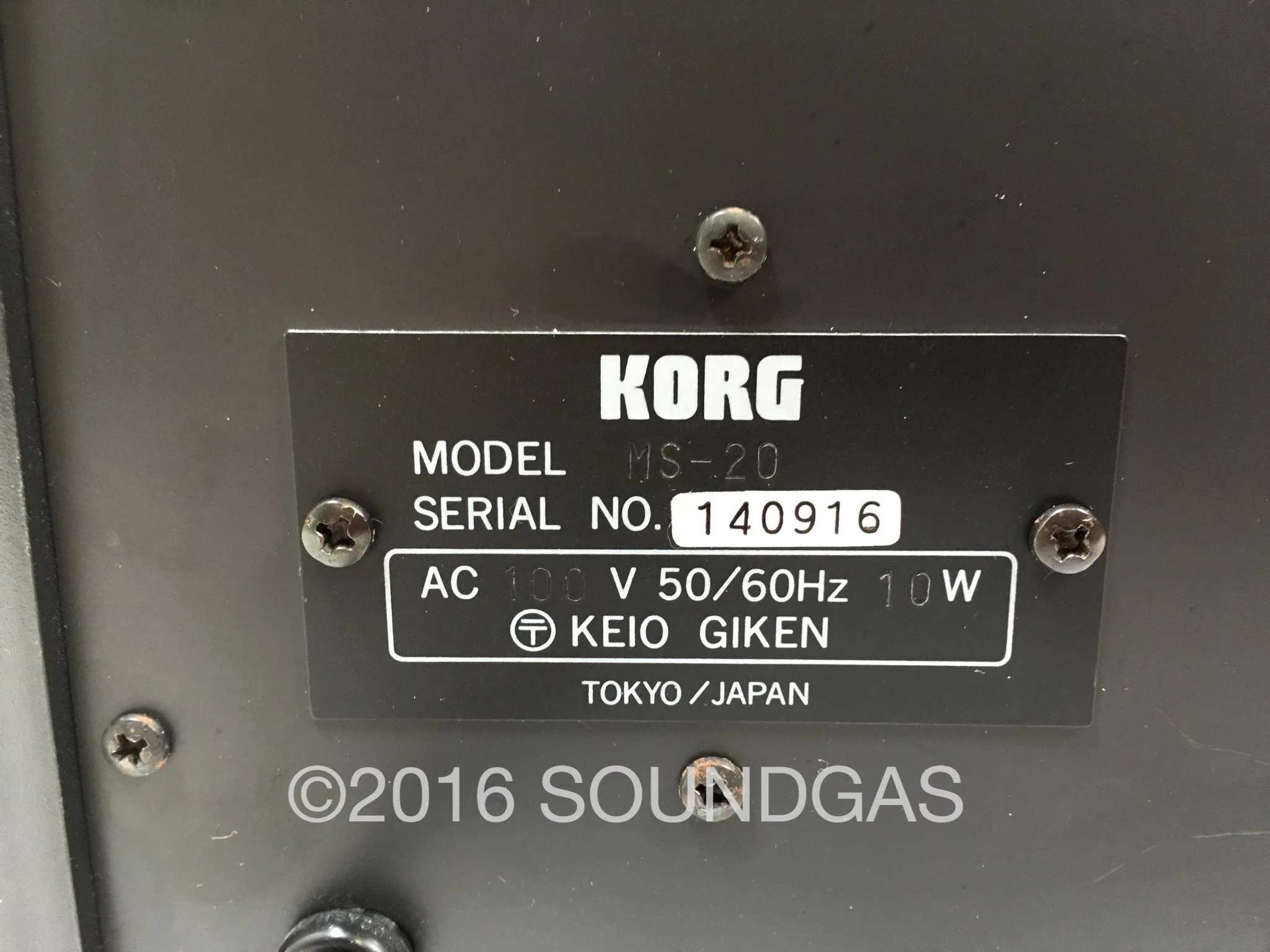 KORG MS-20 Mark 1 with original case - Image 10