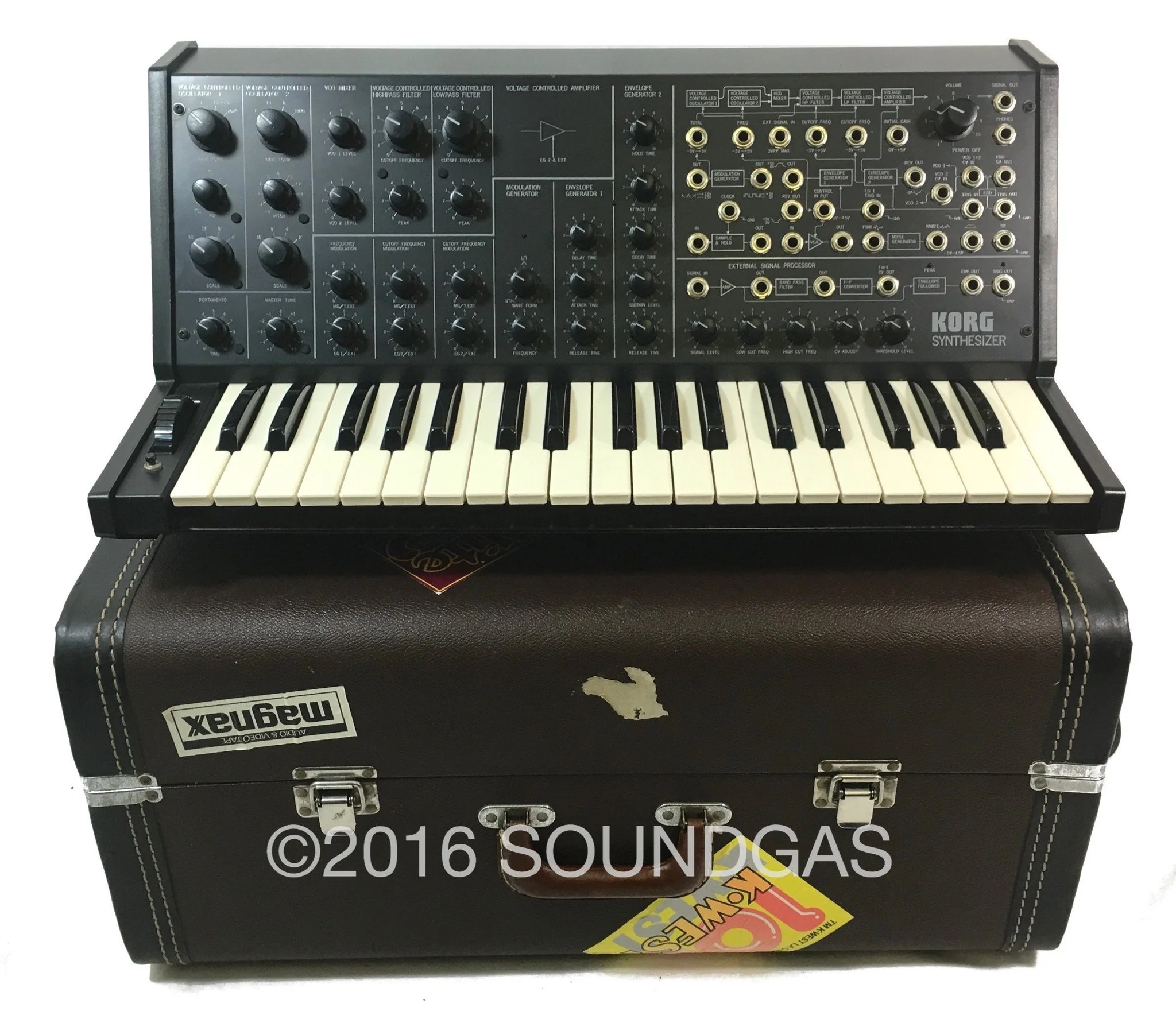 KORG MS-20 Mark 1 with original case - Image 13