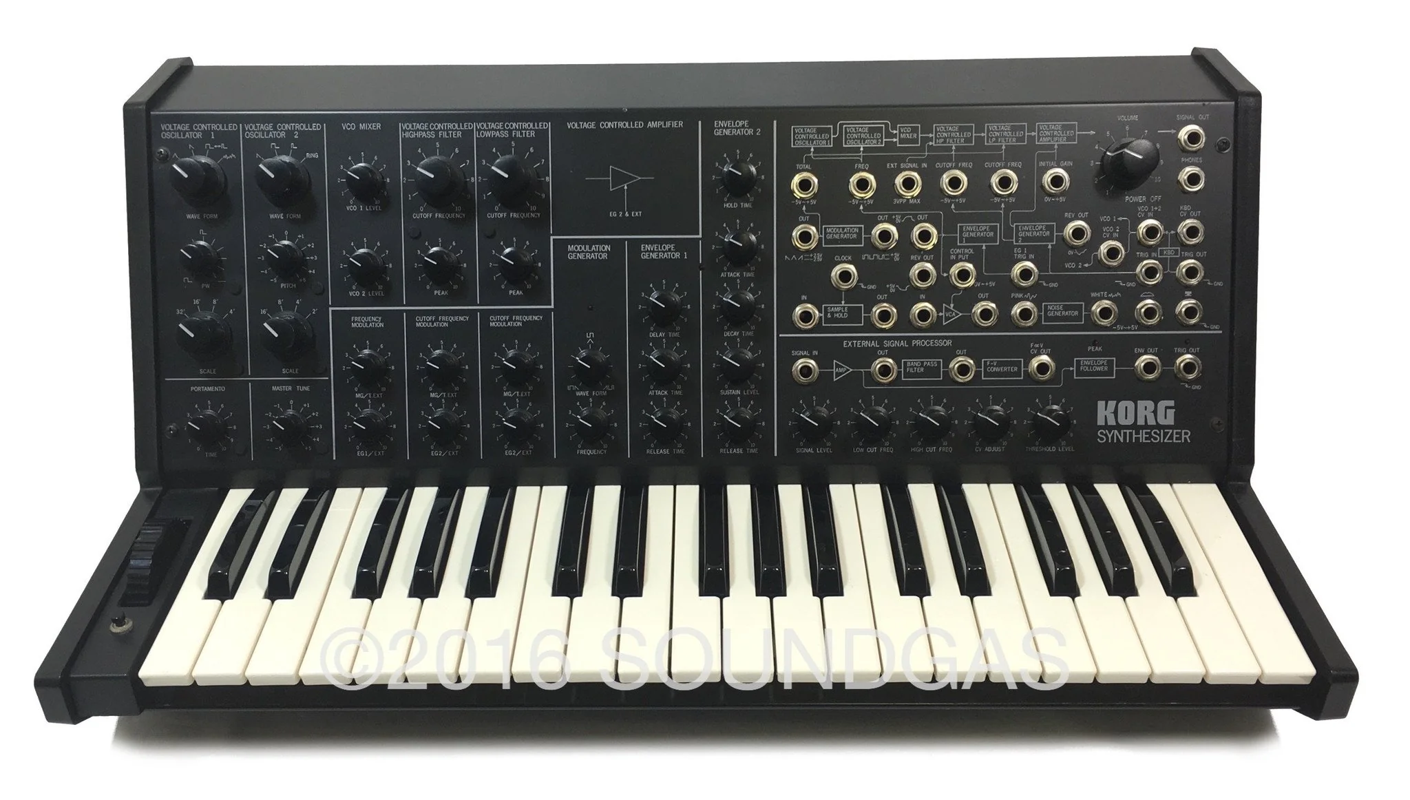 KORG MS-20 Mark 1 with original case - Image 2