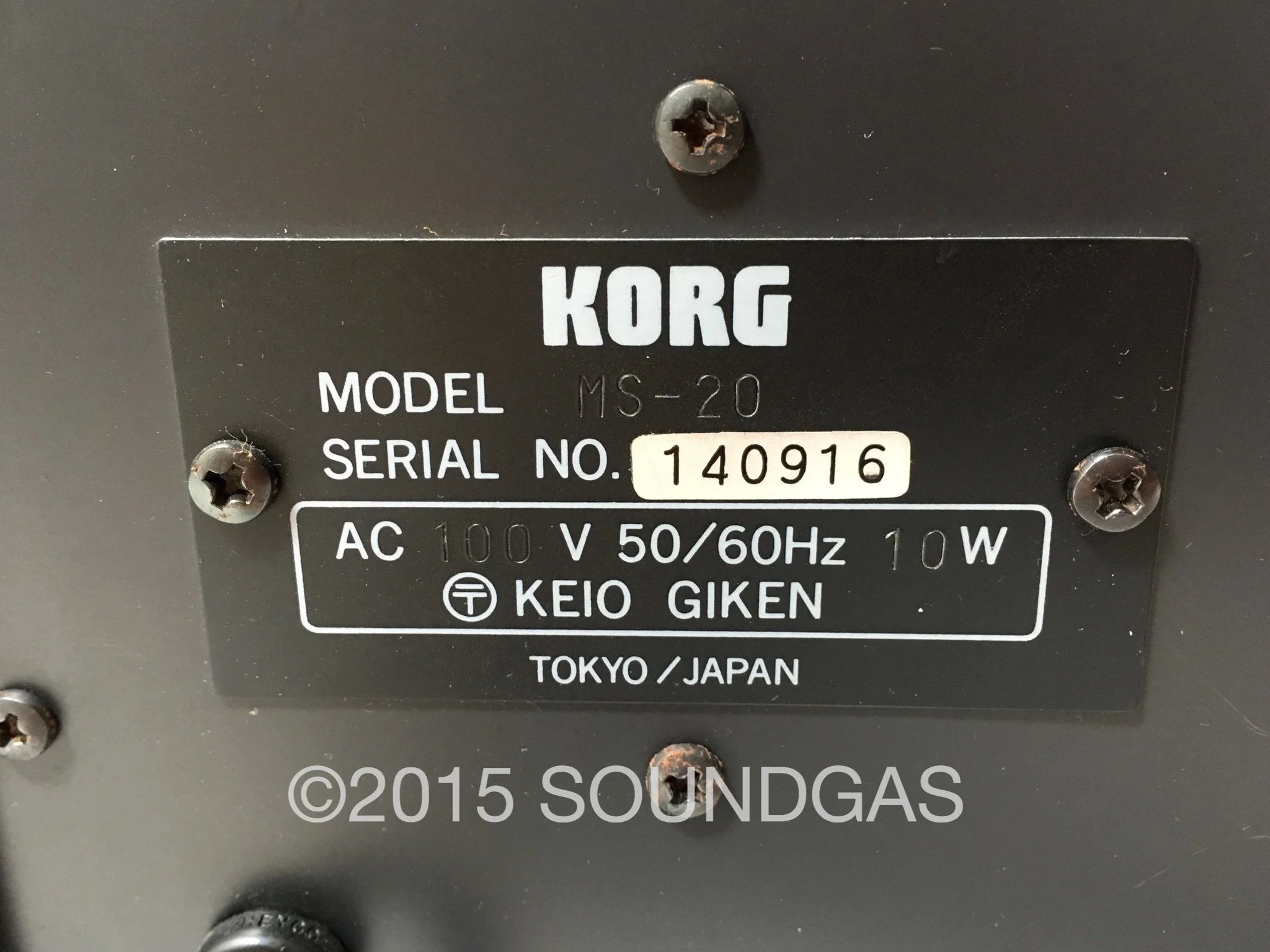 KORG MS-20 Mark 1 with original case - Image 16