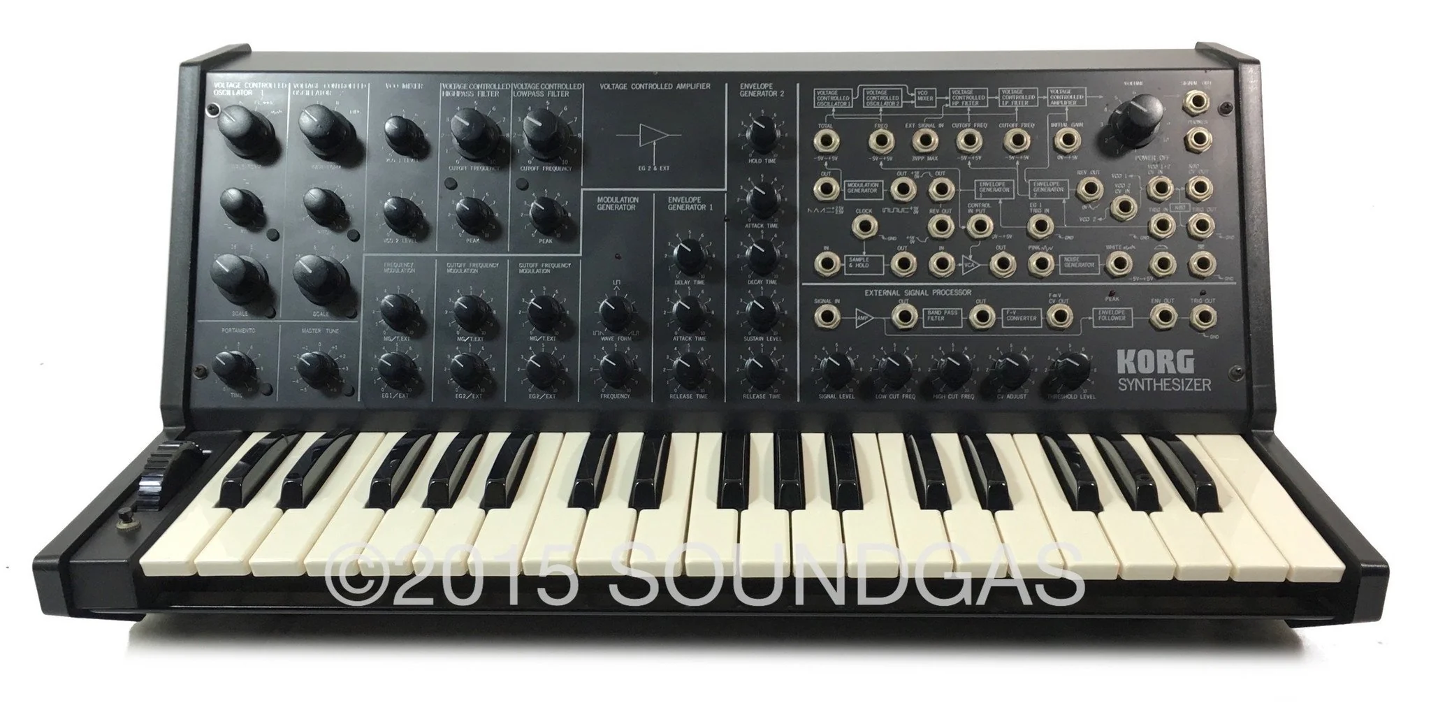 KORG MS-20 Mark 1 with original case - Image 3