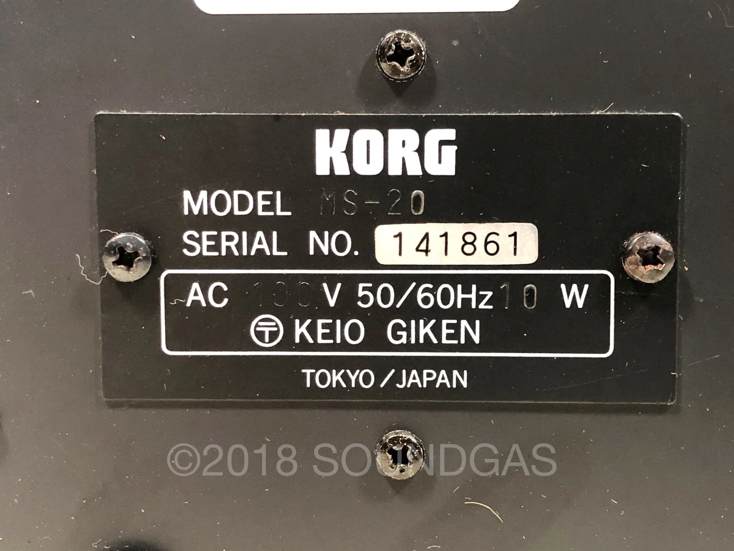Korg MS-20 Mk1 - Cased - Image 9