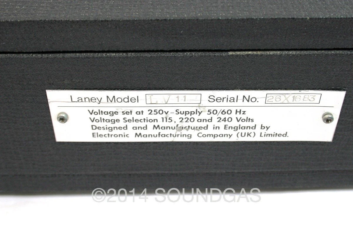 LANEY SUPERGROUP MK1 REVERBERATION UNIT 2 - Image 7