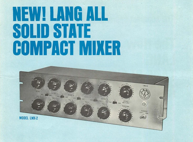 Lang Electronics LMX-2 Mixer - Image 2
