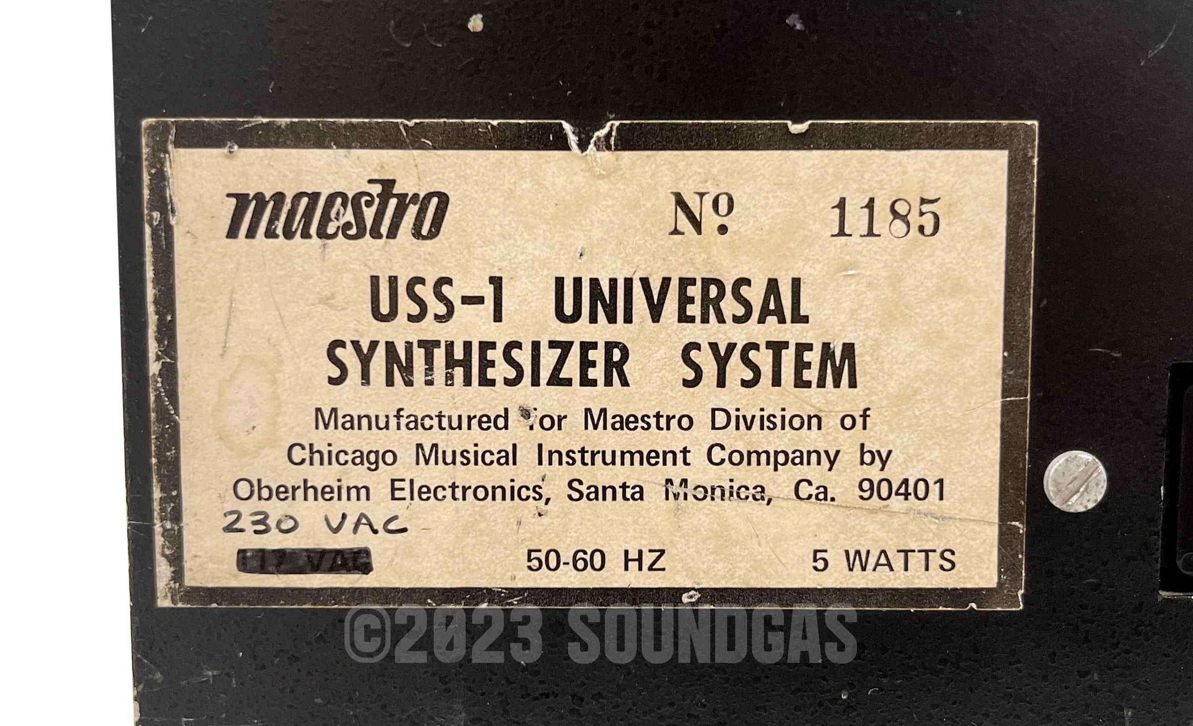Maestro USS-1 Universal Synthesizer System - Image 5