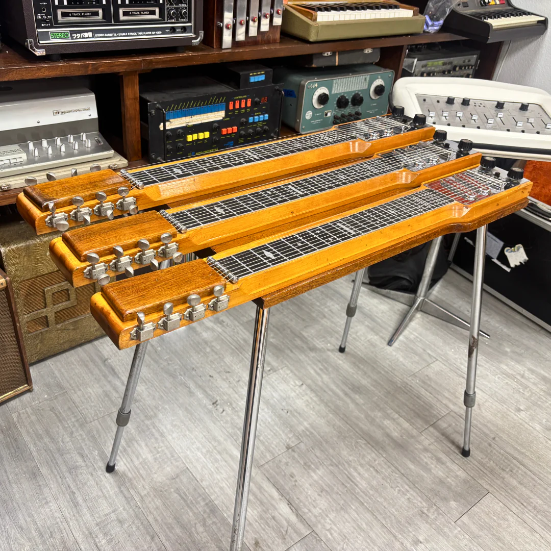 Magnatone Maestro Triple Neck 8 String Console Steel Guitar - Image 4
