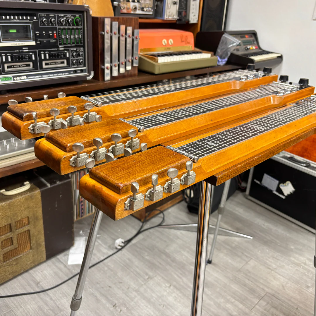 Magnatone Maestro Triple Neck 8 String Console Steel Guitar - Image 5