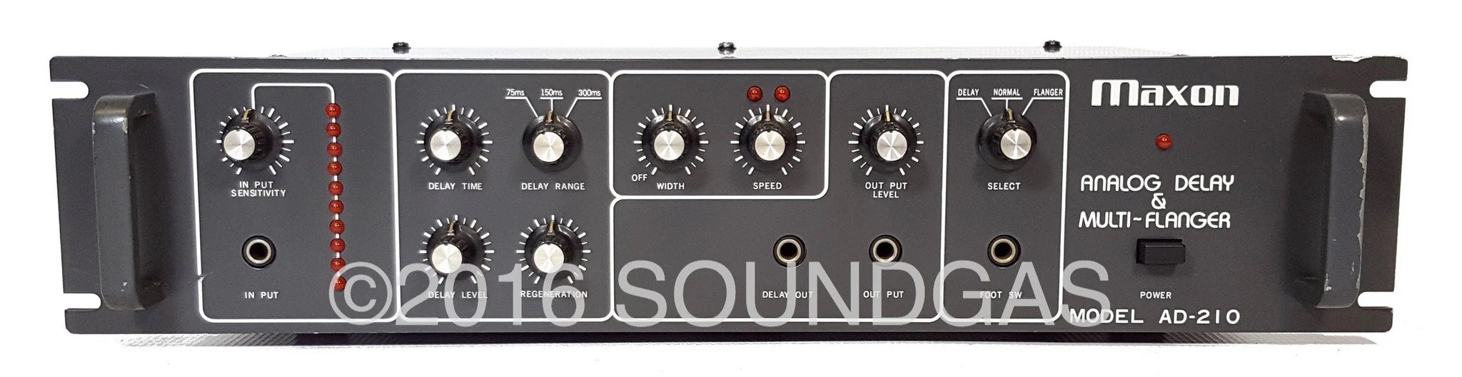 Maxon Analog Delay & Multi-Flanger Model AD-210 - Image 2