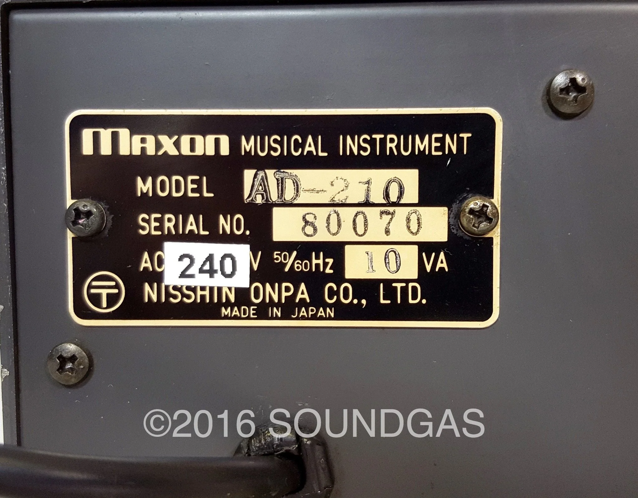 Maxon Analog Delay & Multi-Flanger Model AD-210 - Image 6