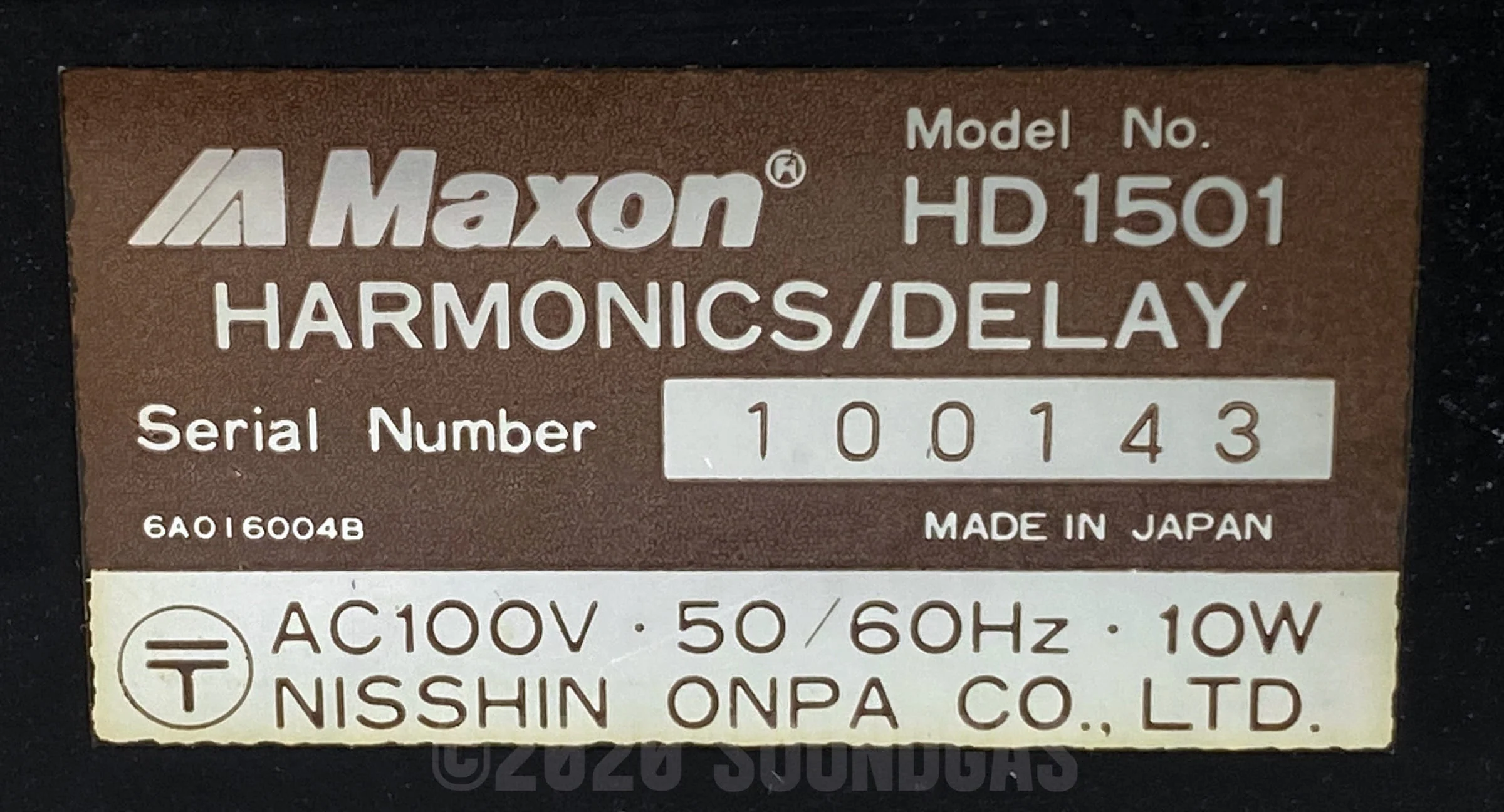 Maxon HD 1501 Harmonics / Delay - Image 7