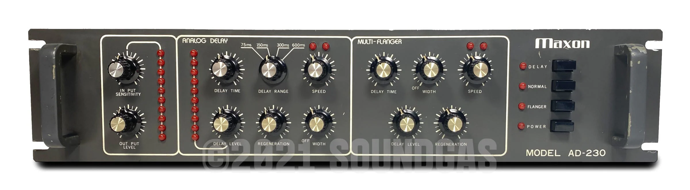 Maxon / Ibanez AD-230 Analogue Delay / Flanger - Image 2