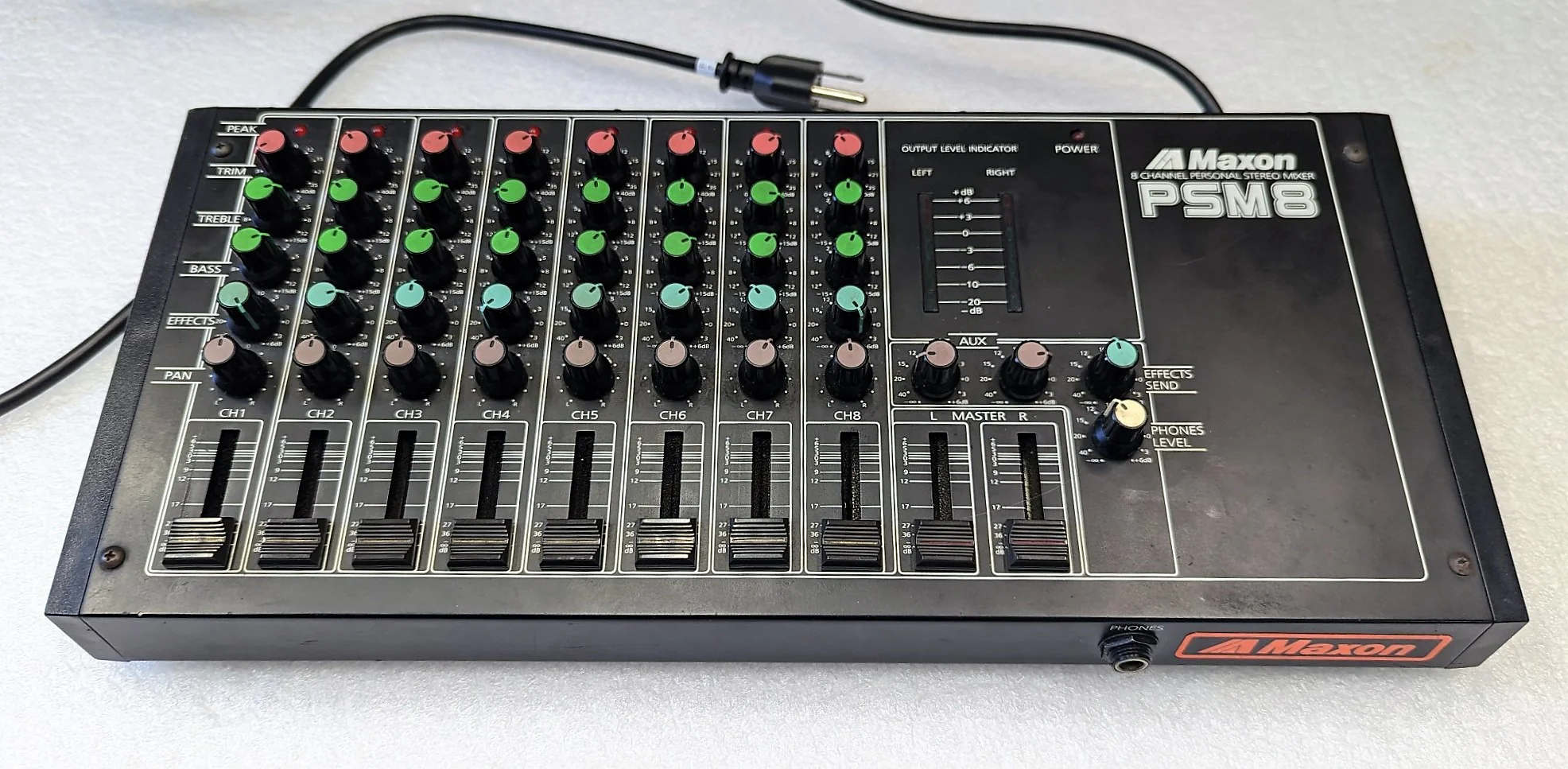 Maxon PSM8 8-Channel Stereo Mixer - Image 2